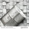 GOLD PEDRAS CUBO 3D CINZA MEDIO
