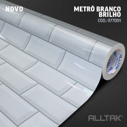 ALLTAK DECOR METRO BRANCO BRILHO