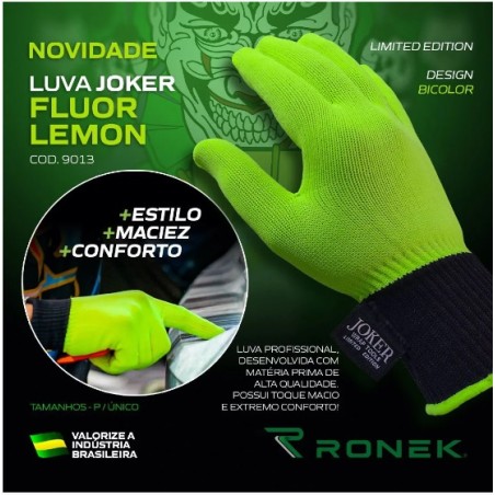 LUVA JOKER FLUOR GREEN